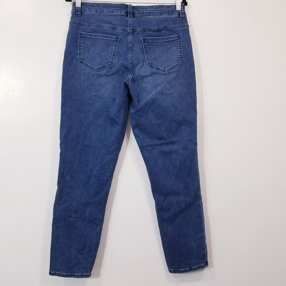 Universal Standard Jeans High Rise Skinny Blue Denim - Picture 3 of 10